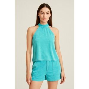 J.Crew Classic Chino Shorts Women's‎ Size 4 Turquoise Blue Casual Everyday